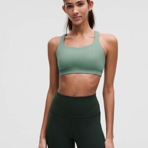 Lululemon Energy Bra *Medium Support, B–D Cups Crater Blue